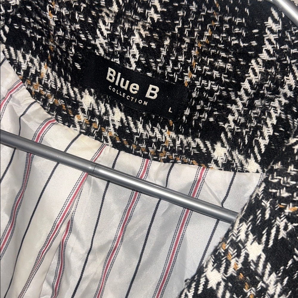 NWOT Blue B Collection Tweed Jacket- Large - Picture 2 of 5
